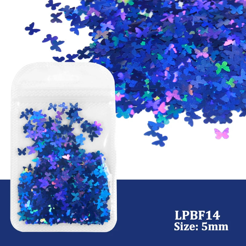 Holographic Nail Sequins Paillette -  Glowcella