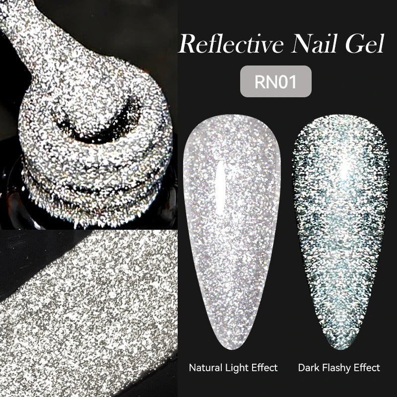 Glitter Gel Liner Nail Polish -  Glowcella