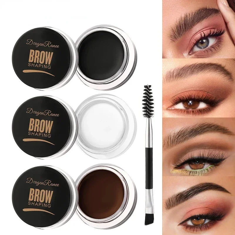 Eyebrow Dye Gel Makeup With Brush -  Glowcella