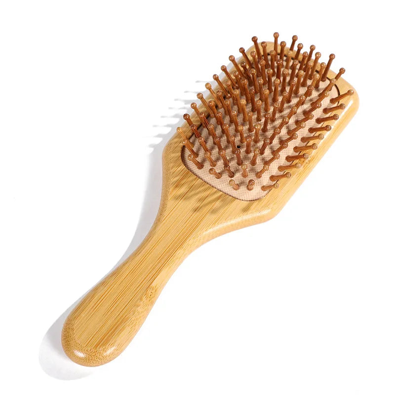 Bamboo Hair Brush -  Glowcella