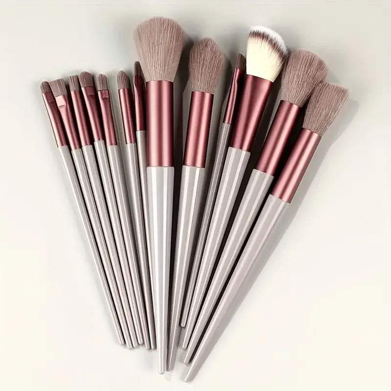 NEW 13PCS Makeup Brush Set Soft Fluffy Eye Shadow Foundation Blush Highlighter Concealer Brush Female Beauty Tool Christmas gift -  Glowcella