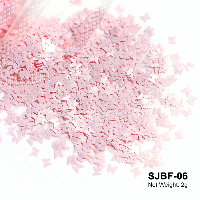 Holographic Nail Sequins Paillette -  Glowcella