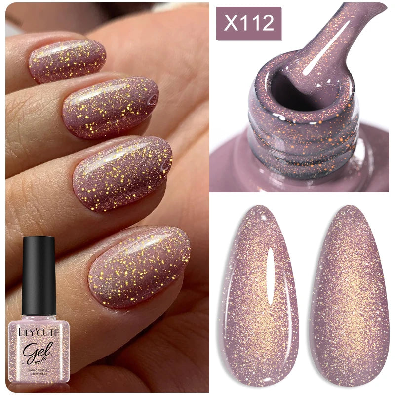 Glitter Gel Liner Nail Polish -  Glowcella