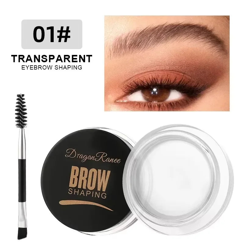 Eyebrow Dye Gel Makeup With Brush -  Glowcella