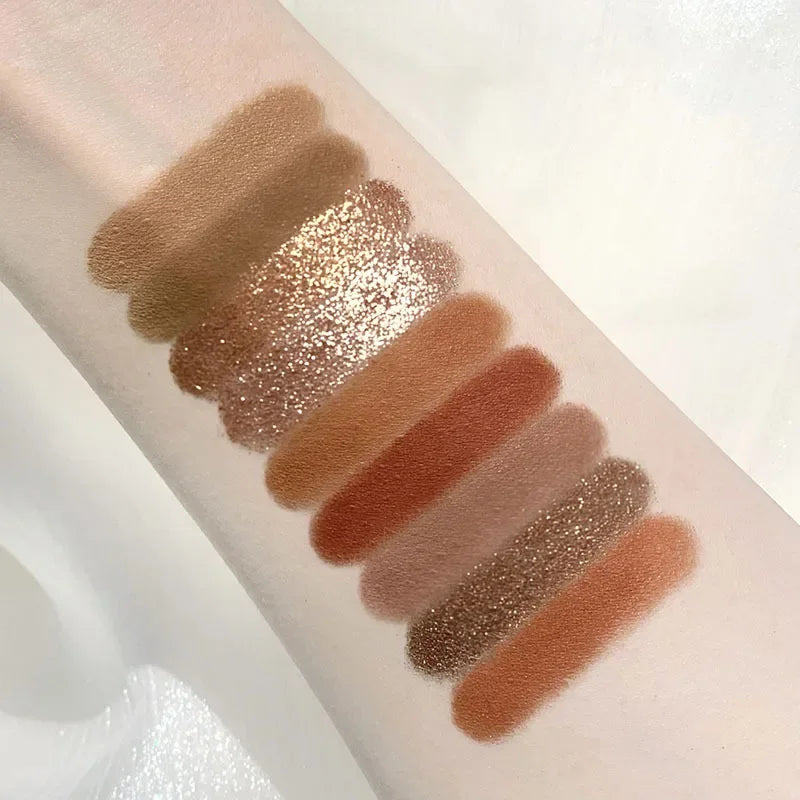 9 Colors Shining Glitter Eyeshadow Palette -  Glowcella