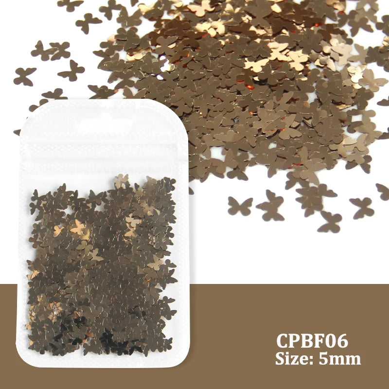 Holographic Nail Sequins Paillette -  Glowcella