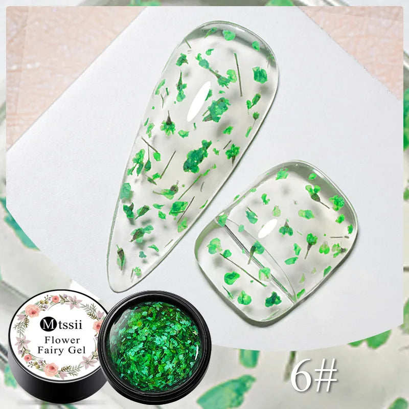 Dried Flower Gel Nail Polish -  Glowcella