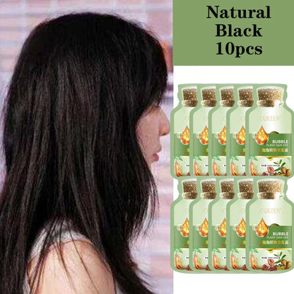 Natural Plant Herbal Hair Dye Shampoo -  Glowcella