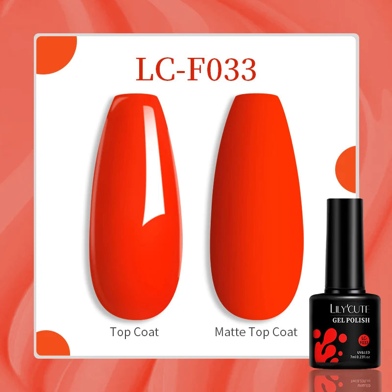 Red Series Nail Gel Polish -  Glowcella