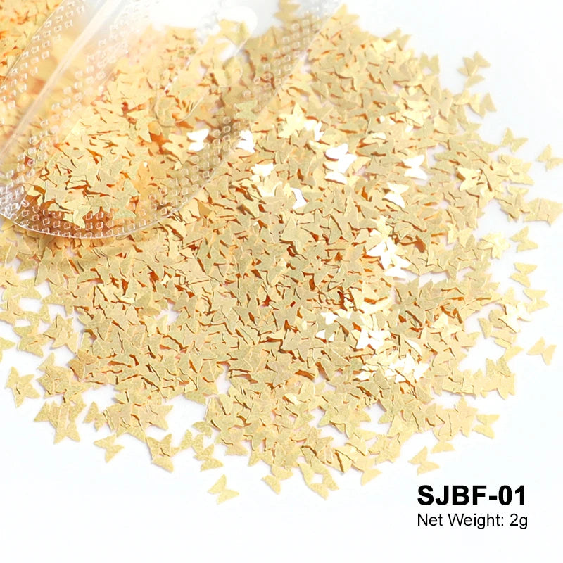 Holographic Nail Sequins Paillette -  Glowcella