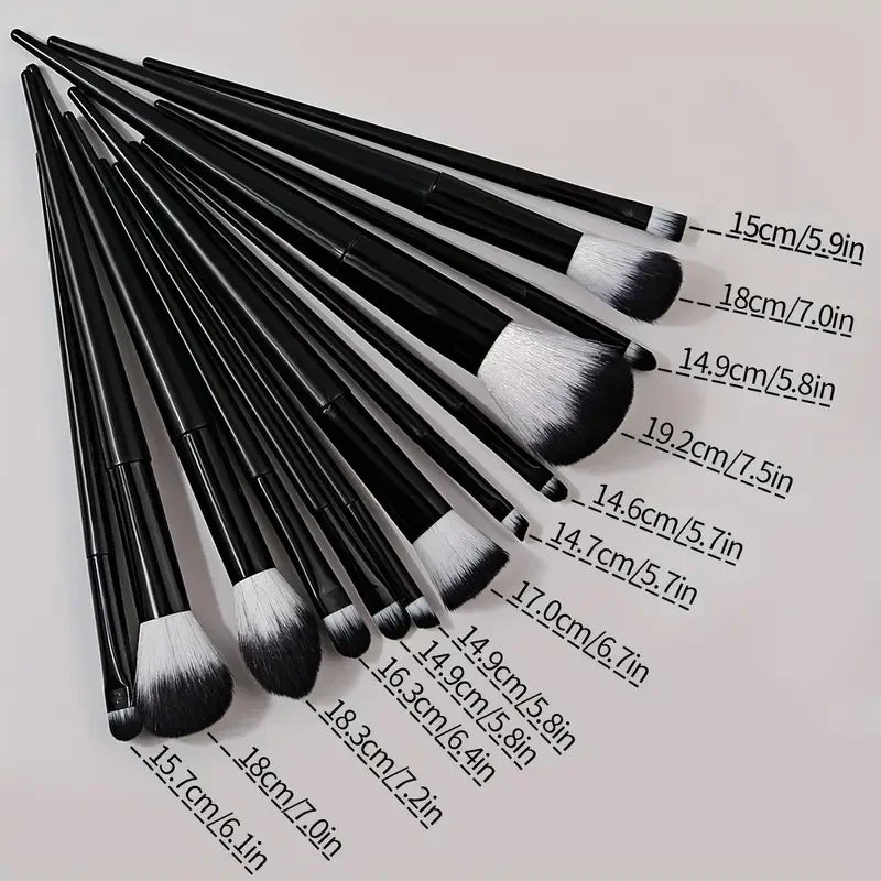 NEW 13PCS Makeup Brush Set Soft Fluffy Eye Shadow Foundation Blush Highlighter Concealer Brush Female Beauty Tool Christmas gift -  Glowcella