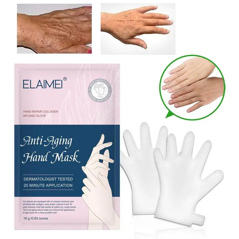 Exfoliating Hand Care Gloves -  Glowcella