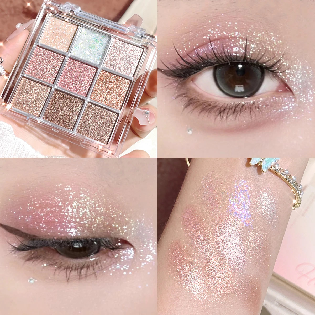 Pearlscent Eyeshadow Palette -  Glowcella