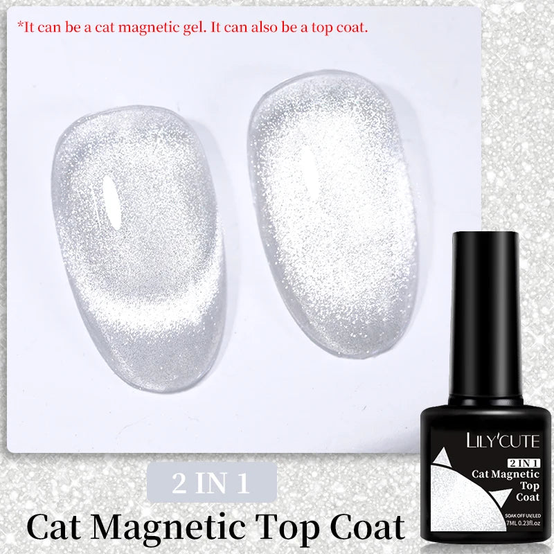 Cat Magnetic Gel Nail Polish -  Glowcella