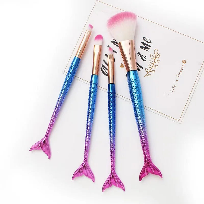 Mermaid Makeup Brush -  Glowcella