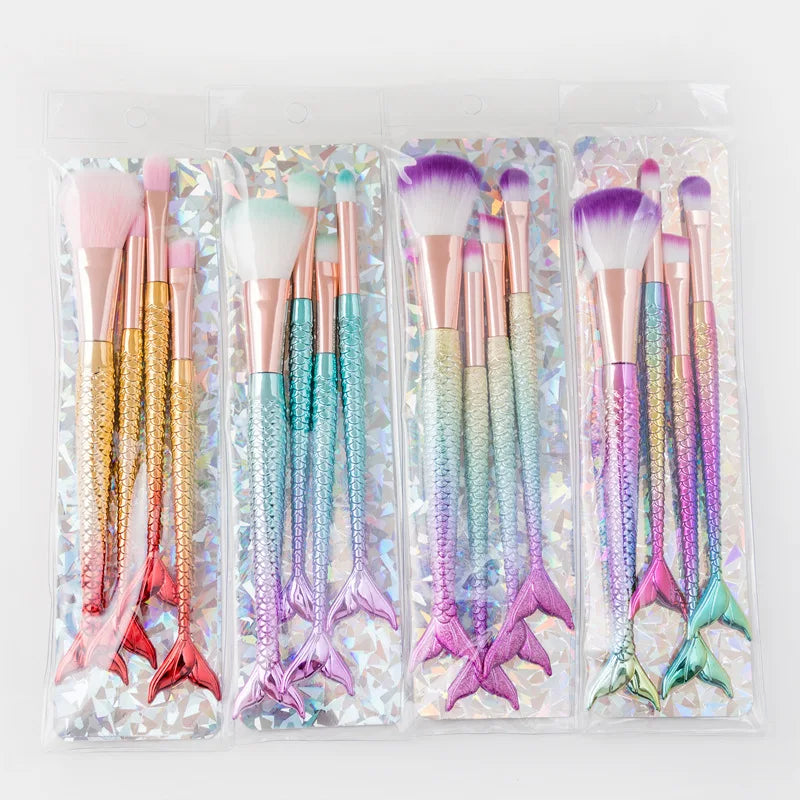 Mermaid Makeup Brush -  Glowcella
