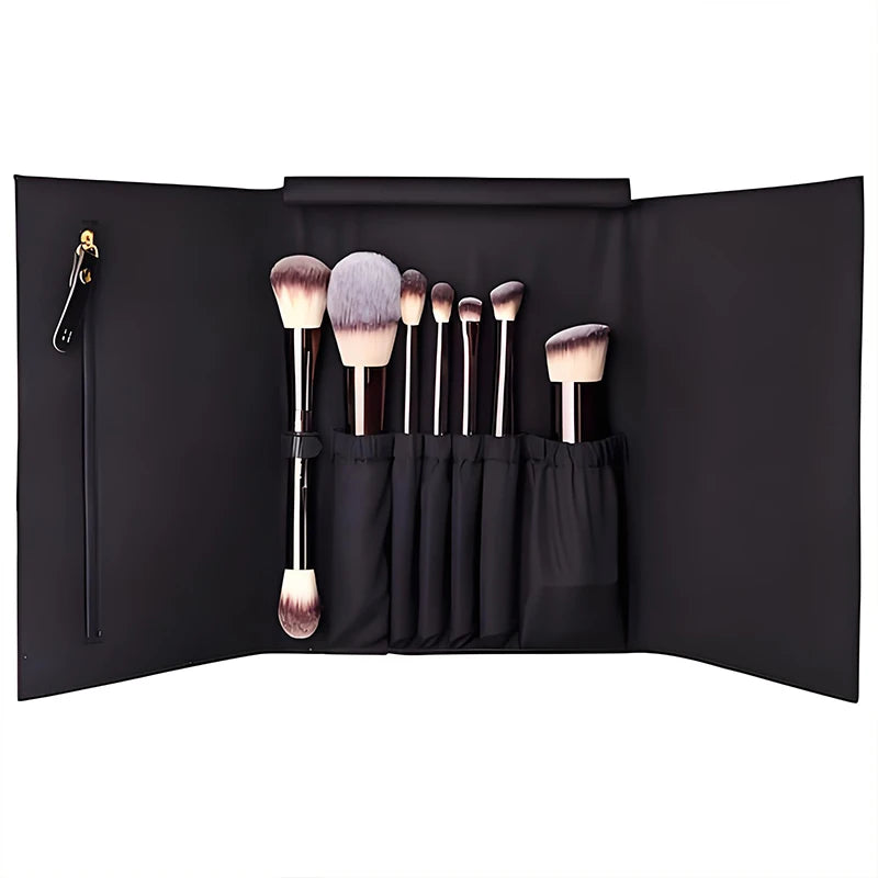 Silver Makeup Brushes Set -  Glowcella