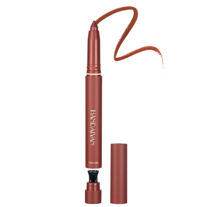 2 in 1 Matte Nude Lipstick & Lip Liner -  Glowcella