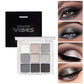 9 Colors Shining Glitter Eyeshadow Palette -  Glowcella