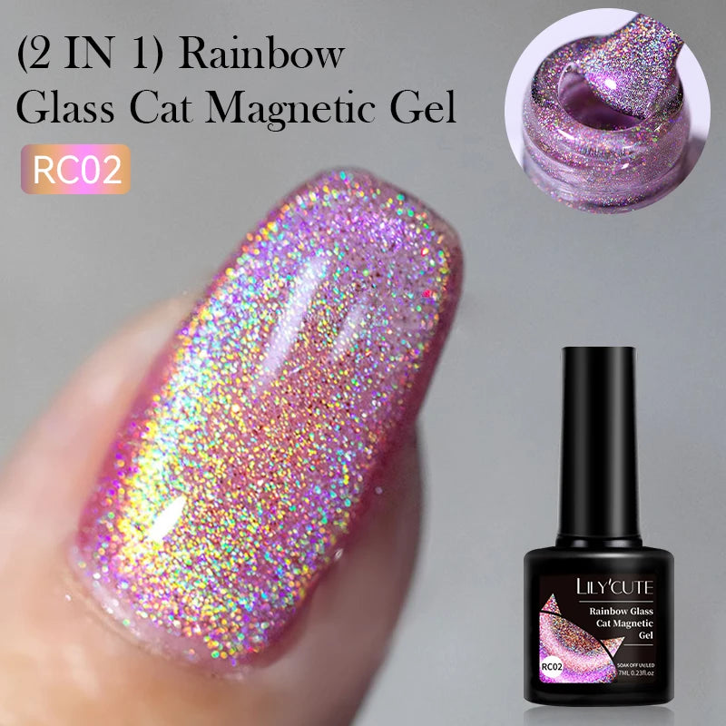 Glitter Gel Liner Nail Polish -  Glowcella