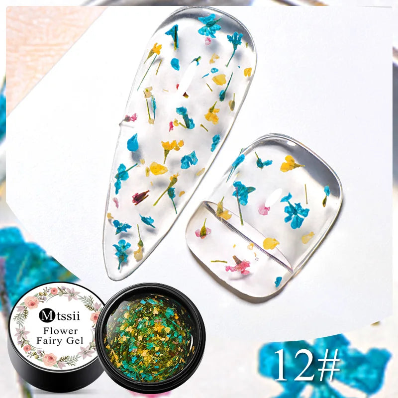 Dried Flower Gel Nail Polish -  Glowcella