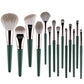 20 pcs Make Up Brush Set with Leather Case -  Glowcella