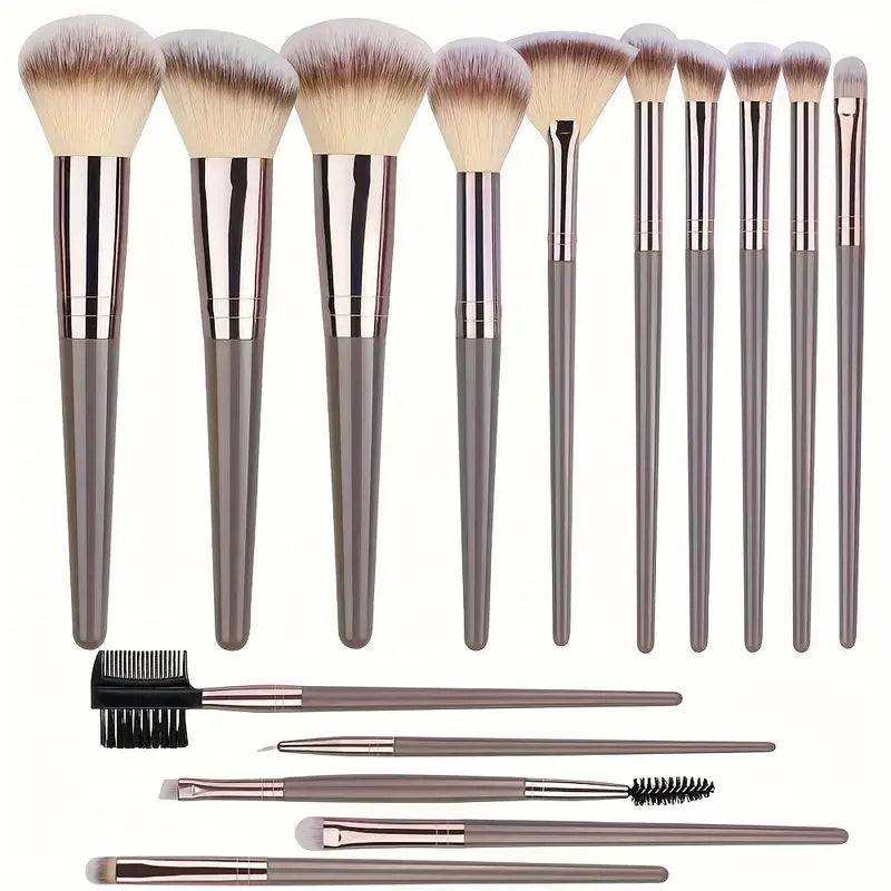 Complete Professional Make Up Brush Set -  Glowcella