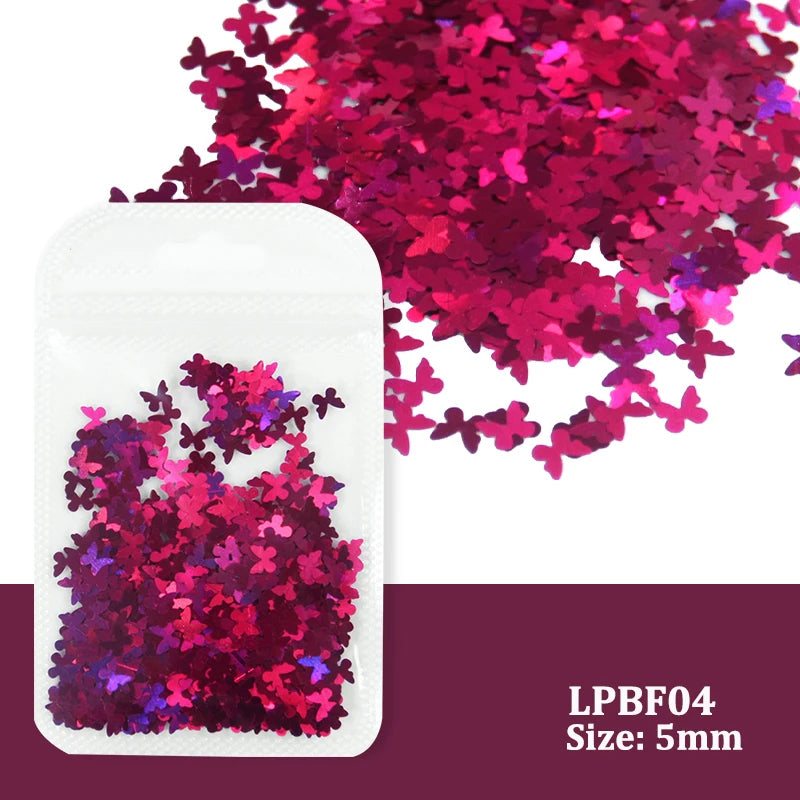 Holographic Nail Sequins Paillette -  Glowcella