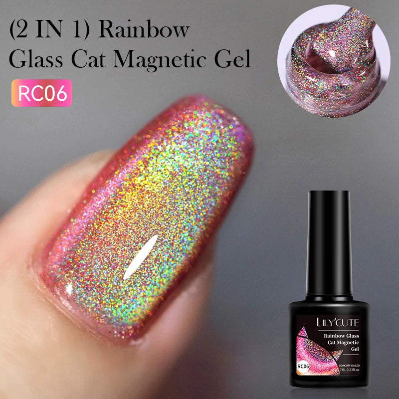 Glitter Gel Liner Nail Polish -  Glowcella