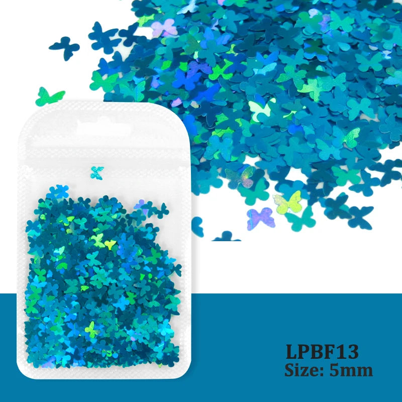 Holographic Nail Sequins Paillette -  Glowcella